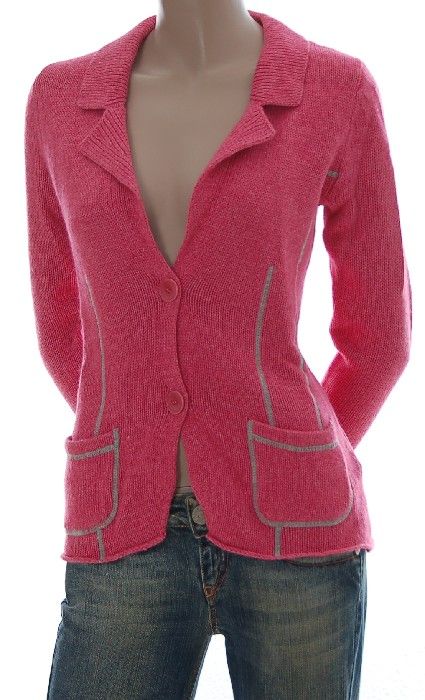 Jette Joop Strickjacke Jacke Wolle Angora Kaschmir 40 rosa melange NEU