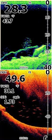 Lowrance Elite 4x DSI Downscan Echolot inkl. 455/800 kHz Geber