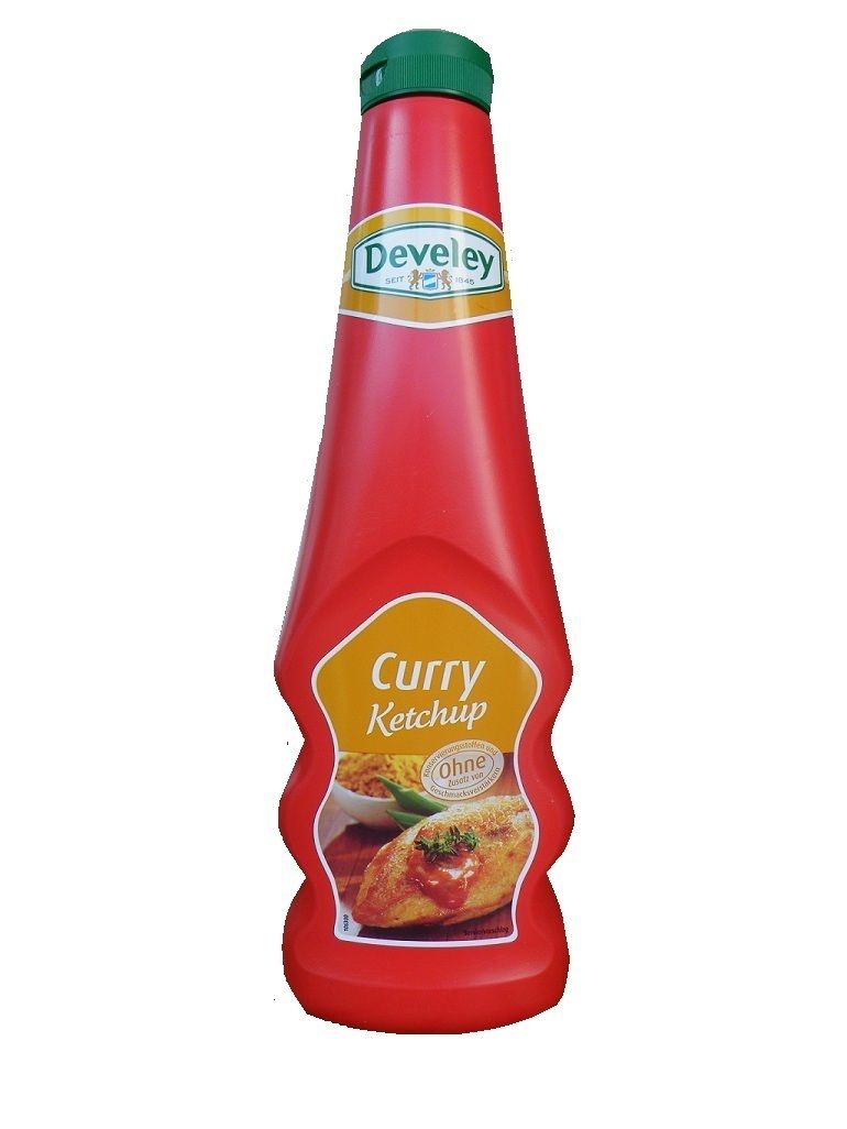 1000ml=3,43€) Develey Curry Gewürz Ketchup   2 Tuben