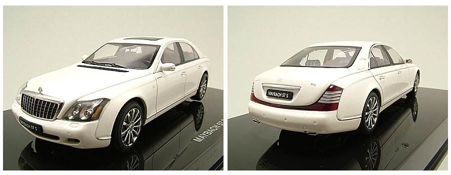 Maybach 57 S 2005 weiß, Modellauto 143 / Autoart