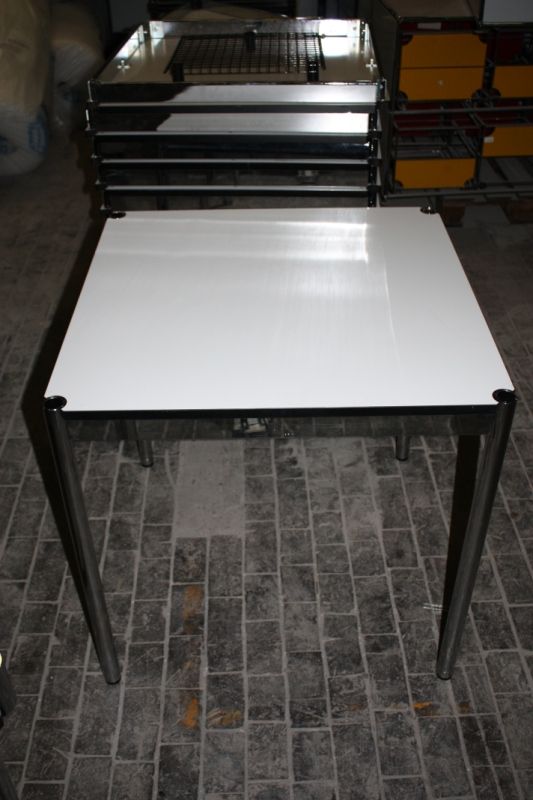 ORIG. USM HALLER TISCH 75x75cm Beistelltisch PERLGRAU