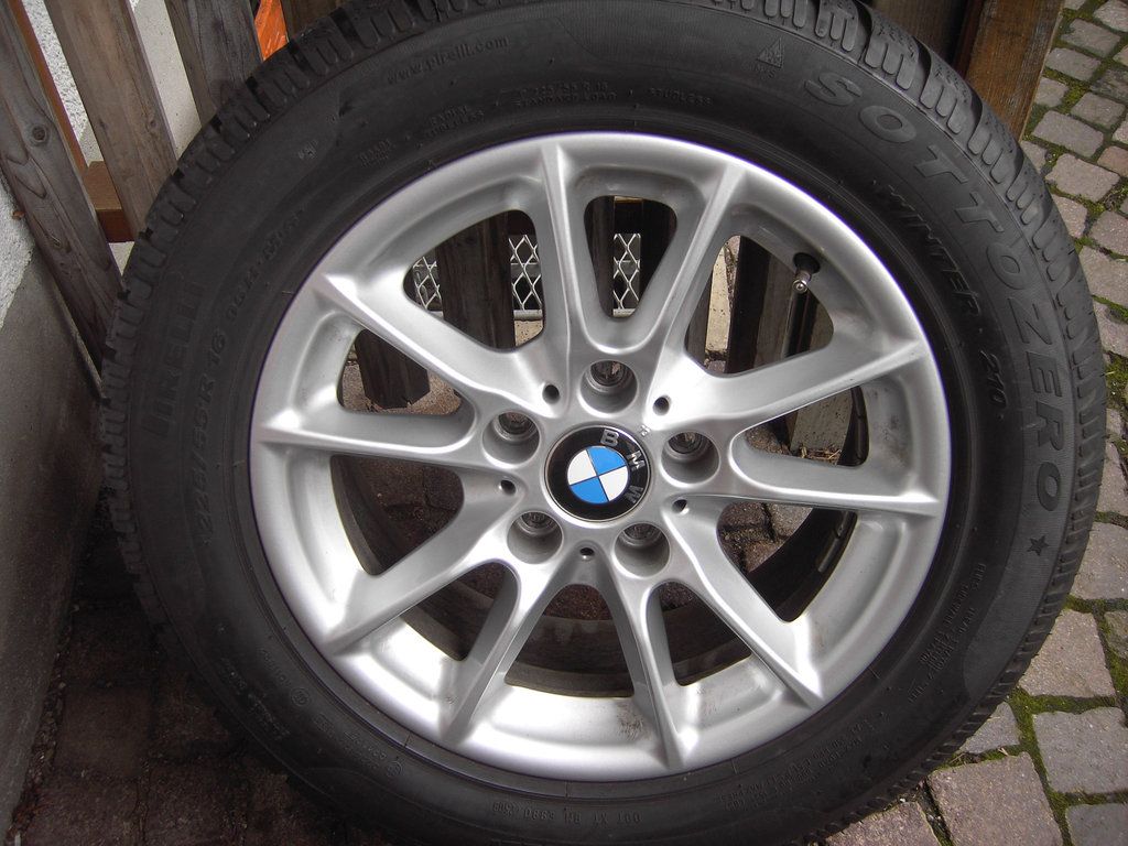 5er BMW E60 E61 Alu Winterradsatz RADIALSPEICHE 50