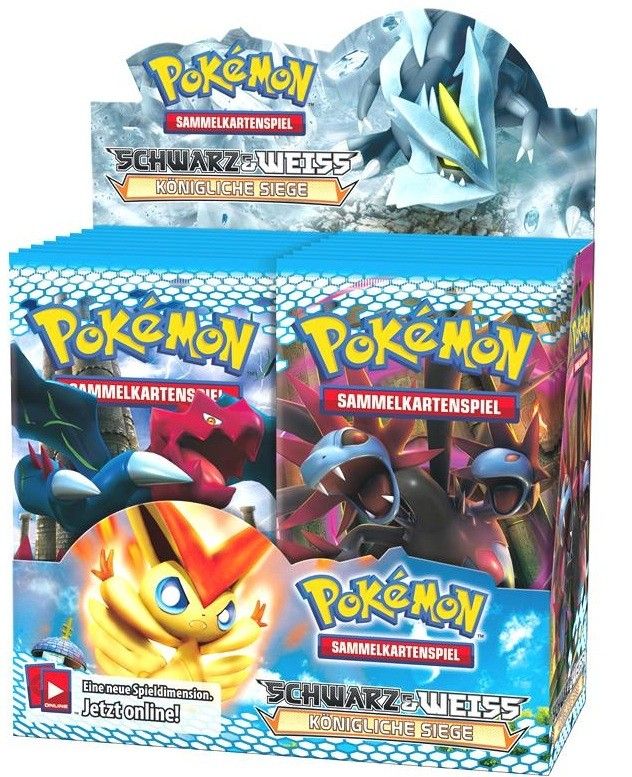 Pokemon Schwarz & Weiß â Königliche Siege Booster (deutsch) Neu