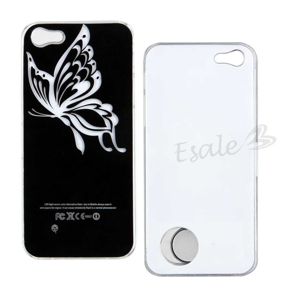 LED Hülle Schutzhülle Schutz Tasche Cover Schale für iPhone 5 5G