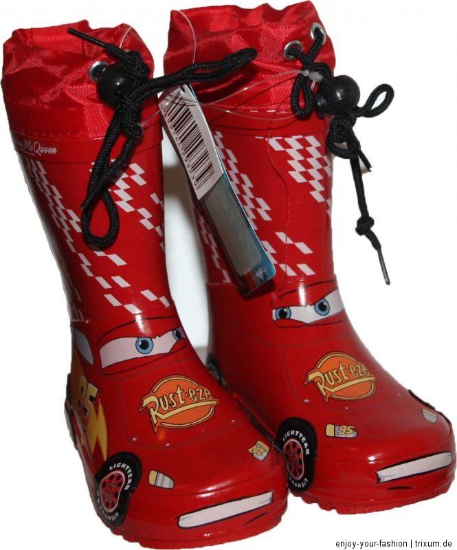 Disney Pixar CARS Regenstiefel Gummistiefel 24 25 26 27 28 29 30