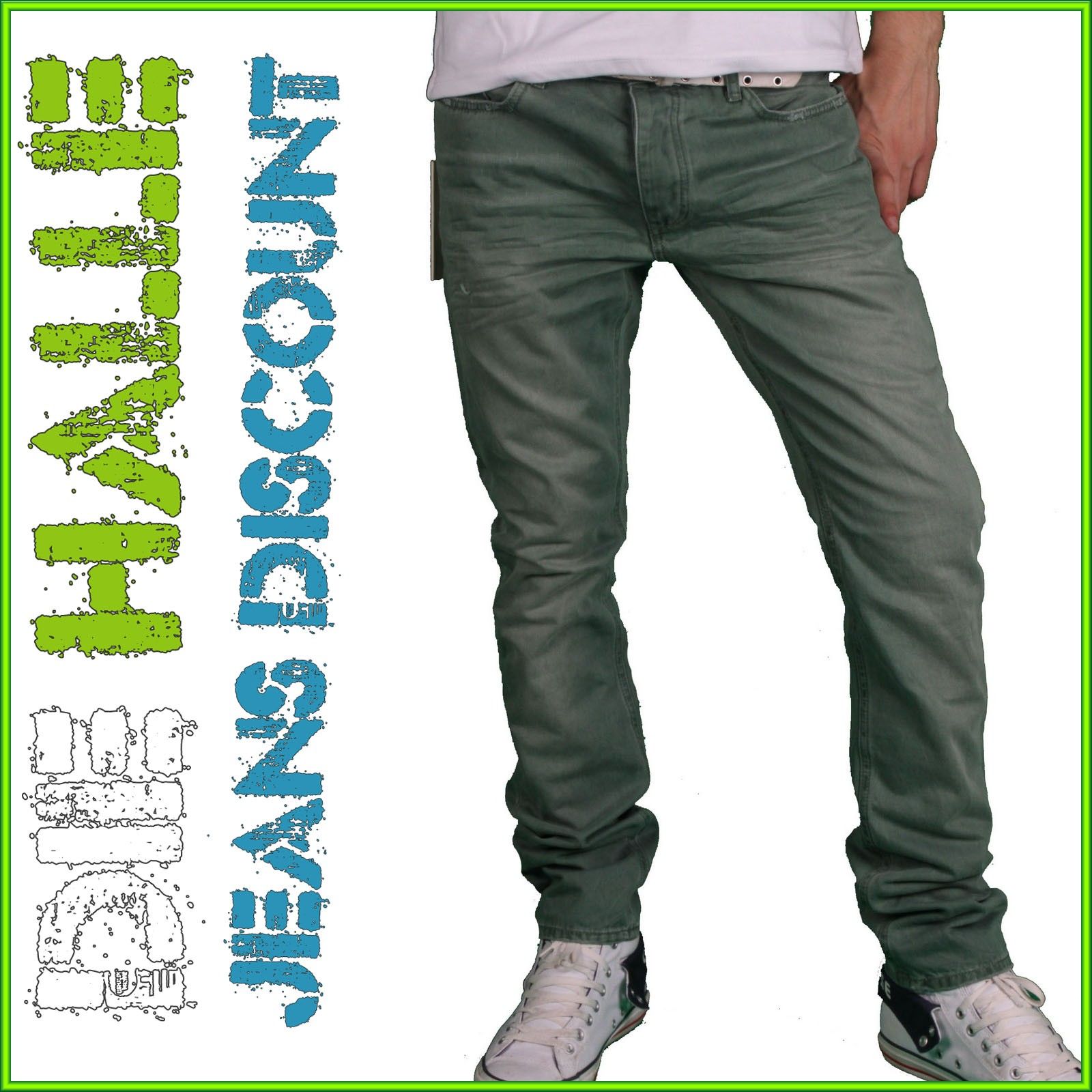 Jack & Jones Jeans Herren TIM ORIGINAL EVERGREEN NOOS Hose Röhren W31