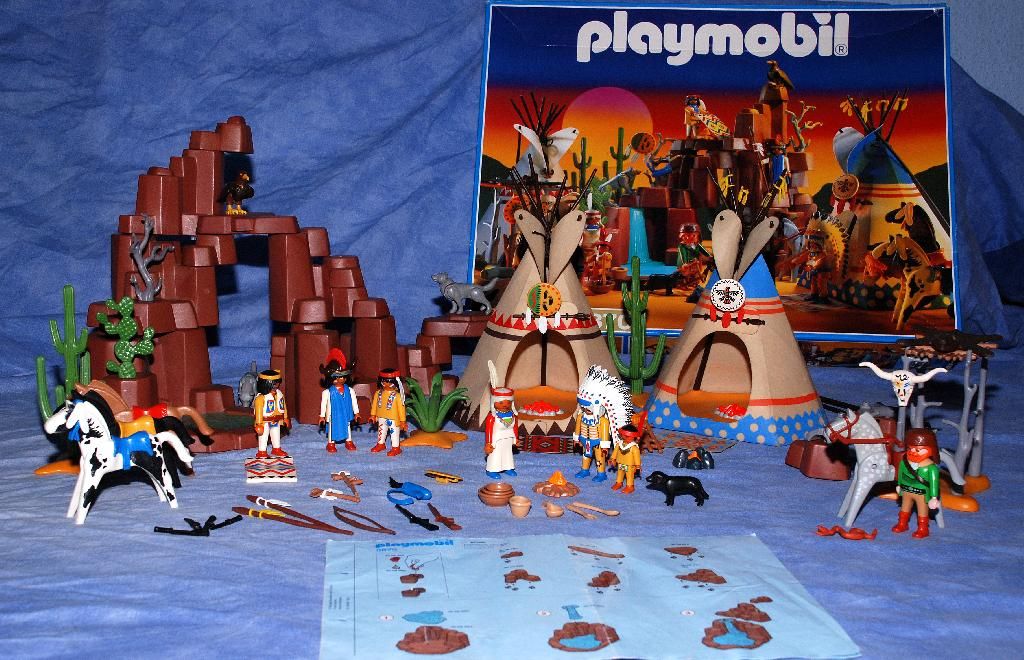 Playmobil 3870 Indianer Lager OVP m. Anleitung on PopScreen