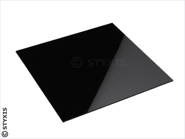 Acrylglas (GS) schwarz(9T30) 3mm m²=55,00€