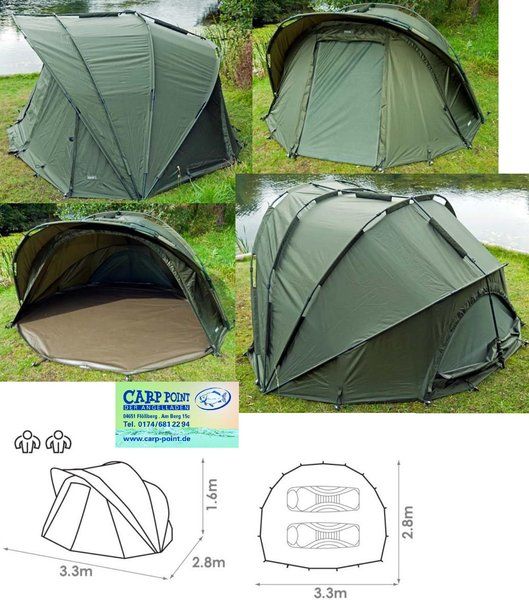 Chub Super Cyfish Bivvy 2 Man Karpfenzelt Angelzelt Zelt