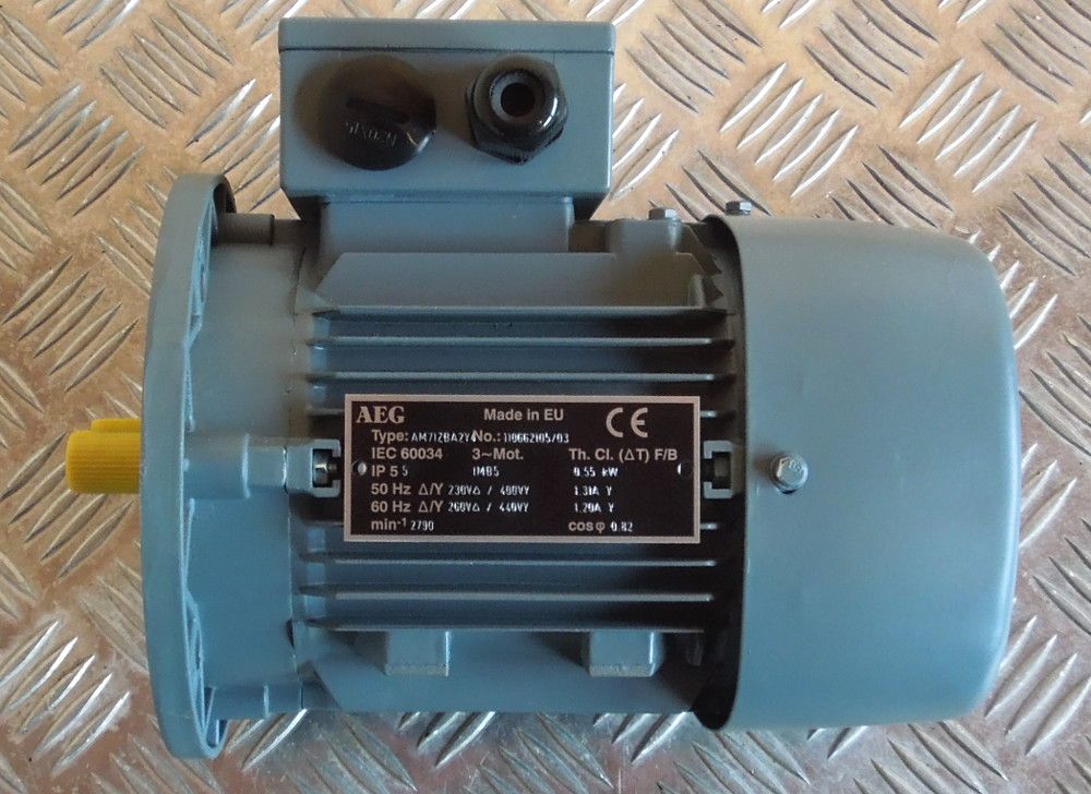 AEG AM71ZBA2Y4 Motor 0,55 kW Elektromotor B5 3~Mot. Drehstrommotor