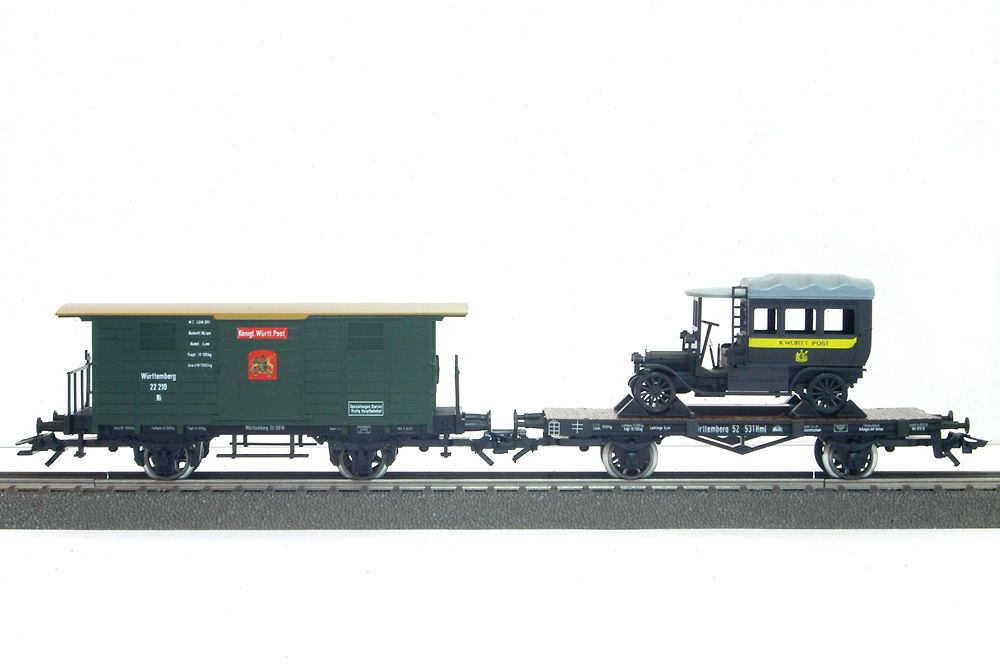 Märklin H0 4501 PMS 63 10 Württemberger Postwagen Neu