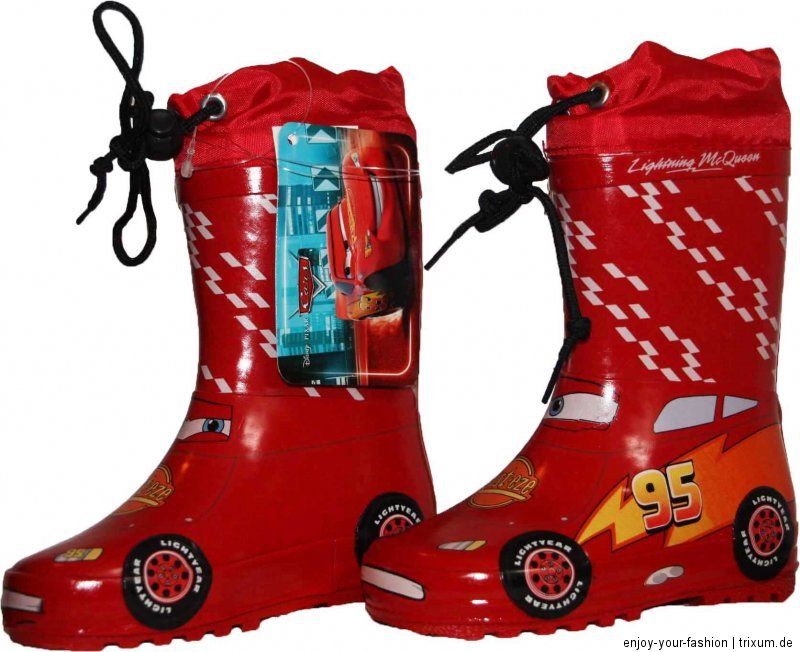 Disney Pixar CARS Regenstiefel Gummistiefel 24 25 26 27 28 29 30