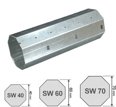 Stahlwelle für Rohrmotoren SW 40, 60 o. 70 * freie Wahl