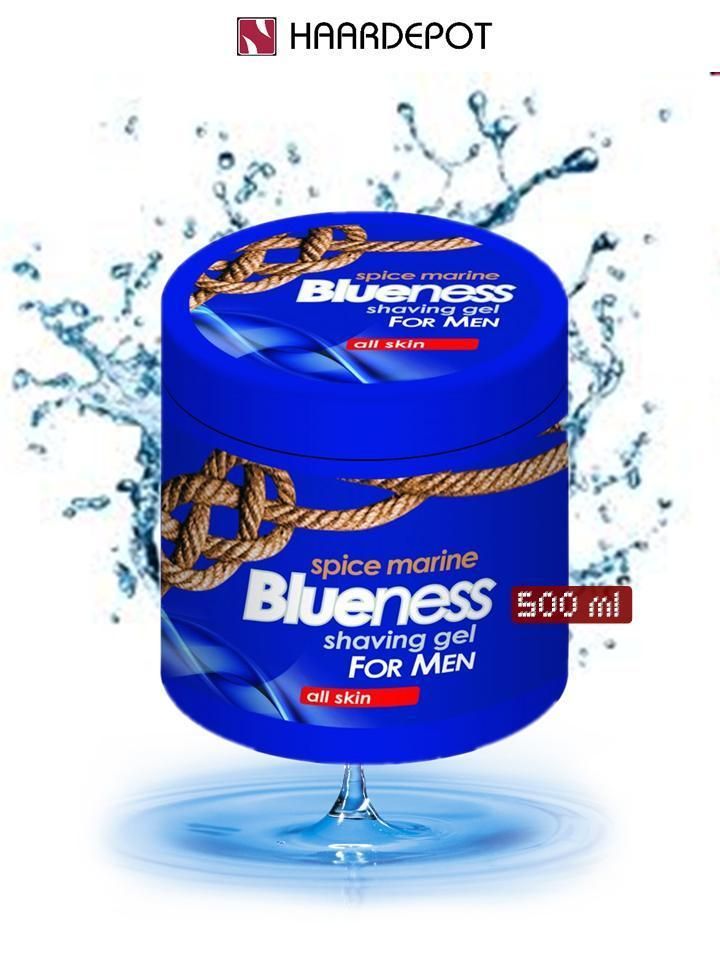 Blueness Rasiergel for Men /für alle Hauttypen geeignet 500ml (100ml