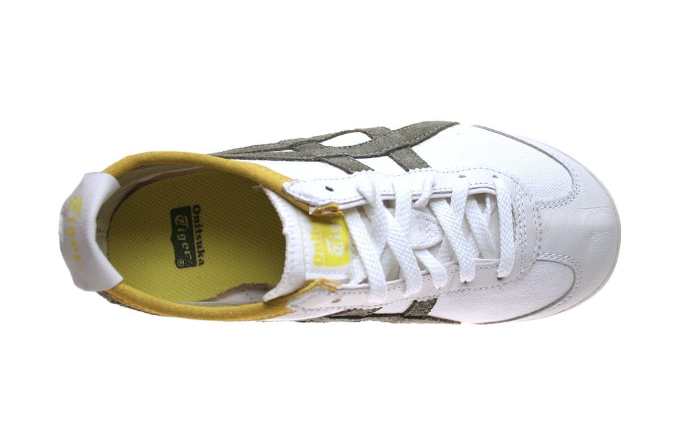 tiger mexico 66 cv washed white olive asics onitsuka tiger mexico 66