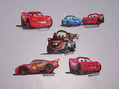 Cars Disney Bügelbild Aufnäher Flicken Hose S2 NEU