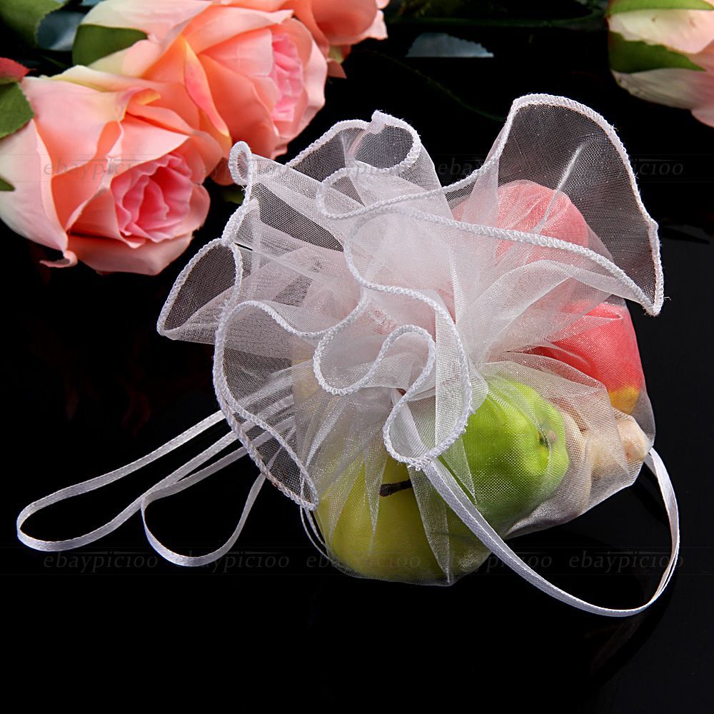 10 Stk. Organza Geschenkbeutel Säckchen Organzabeutel Schmuckbeutel