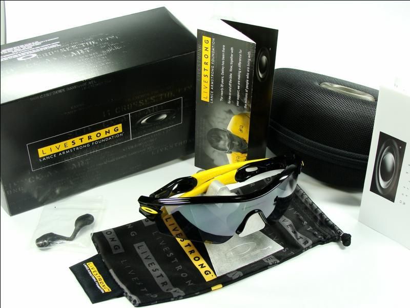 OAKLEY RADAR LIVESTRONG RADBRILLE M FRAME JAWBONE FAST JACKET LANCE