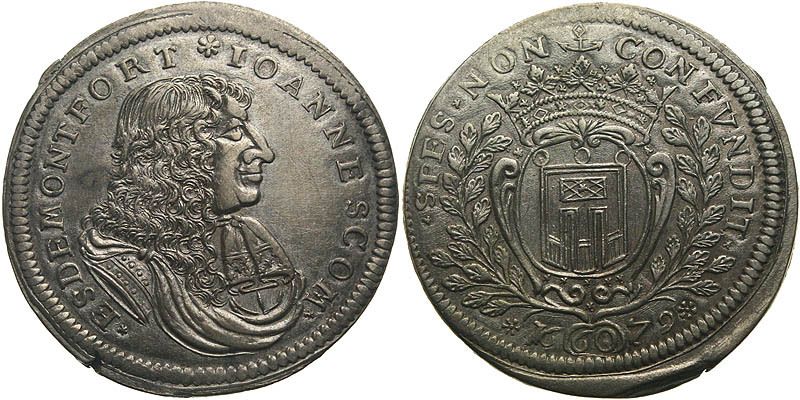 C200 Montfort Gulden 1679 Johann VIII., 1662 1686 selten