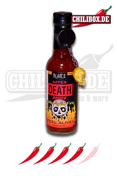 Blair`s After Death Sauce   scharfe Sauce mit Habaneros