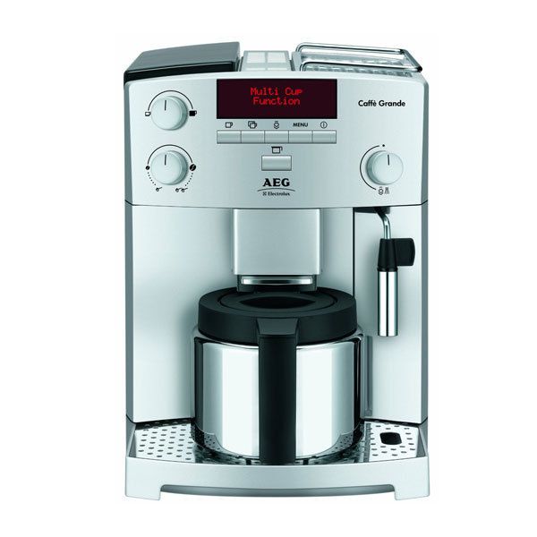 AEG CG 6400 Kaffeevollautomat Caffe Grande silber