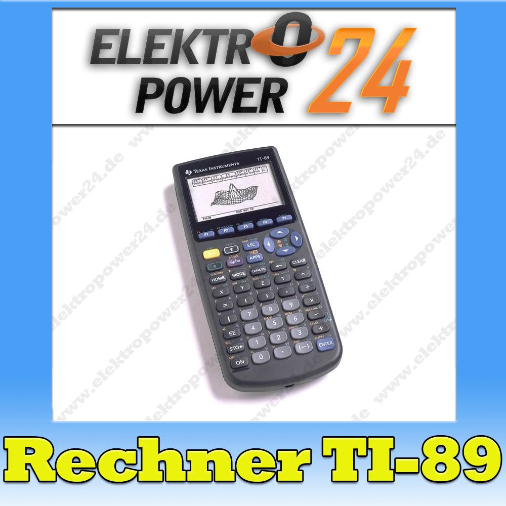 Texas Instruments TI 89 TI89 Grafikrechner + Rechnung  Taschenrechner