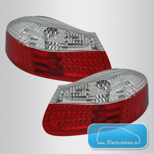 986 LED Rückleuchten Heckleuchten rot/weiss TAILLIGHTS ab 96