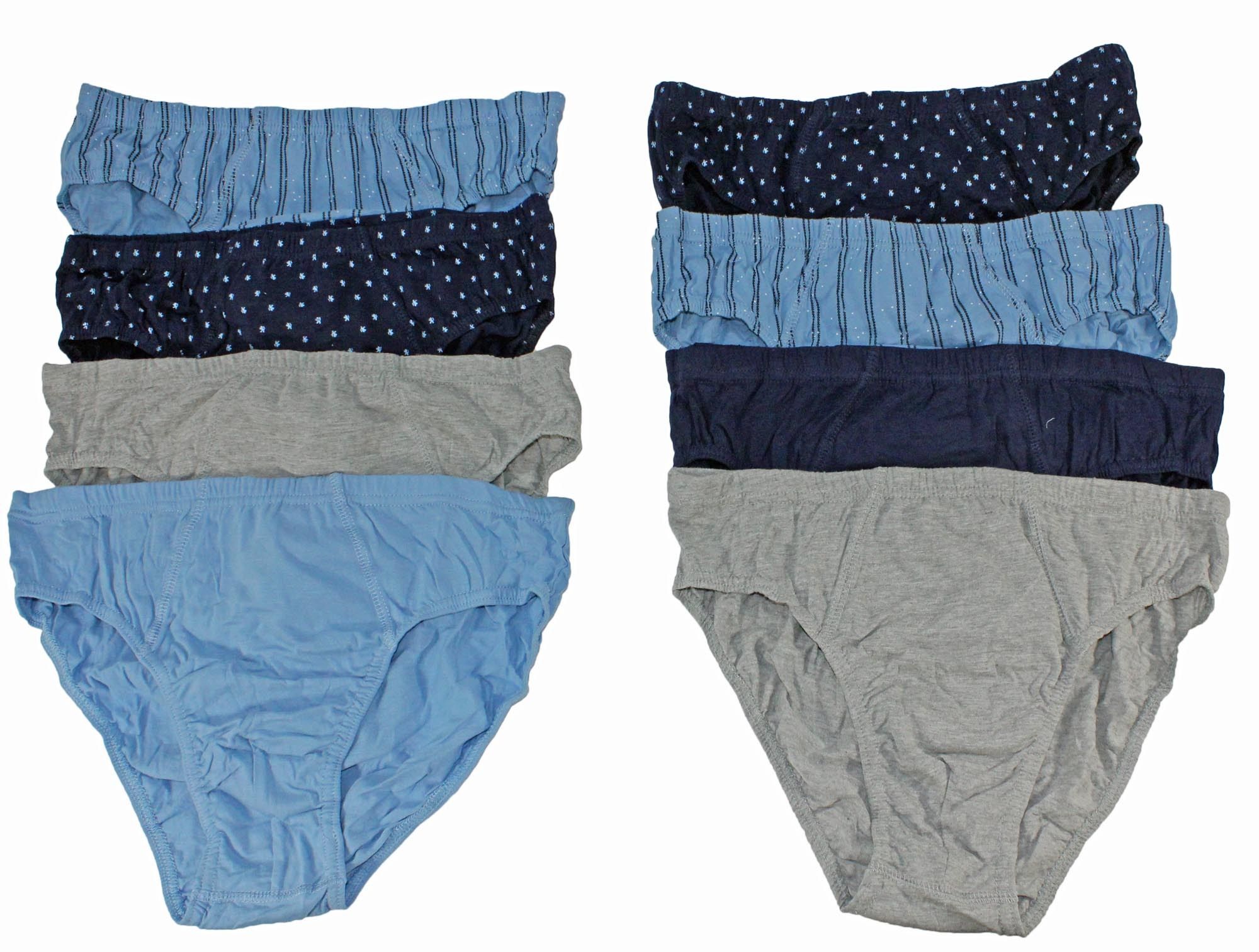 Herren Slips Unterhosen 8er Pack Baumwolle verschiedene Größen
