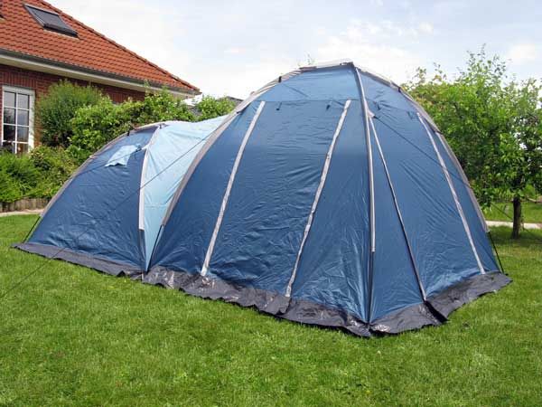 Doppeltes Iglu Zelt 2000 mm Camping 4 Personen Familienzelt Neu OVP