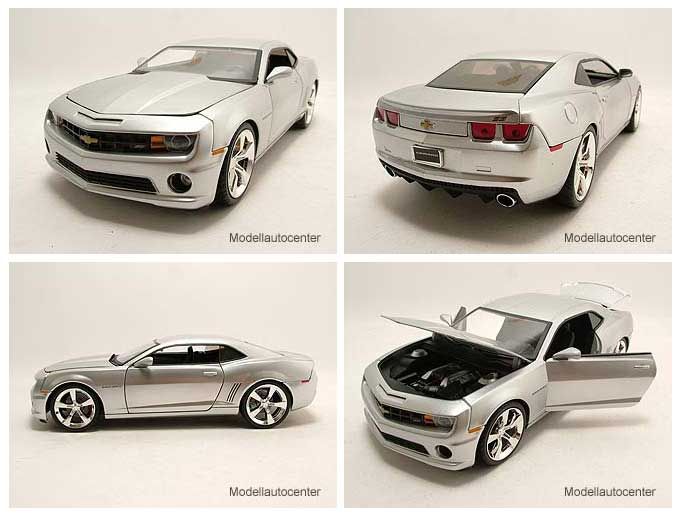 Chevrolet Camaro SS 2010 silber, Modellauto 118, Jada Toys