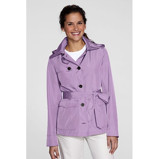 LANDS END Damen Luxe Regenjacke Wetterjacke in vielen Farben WOW