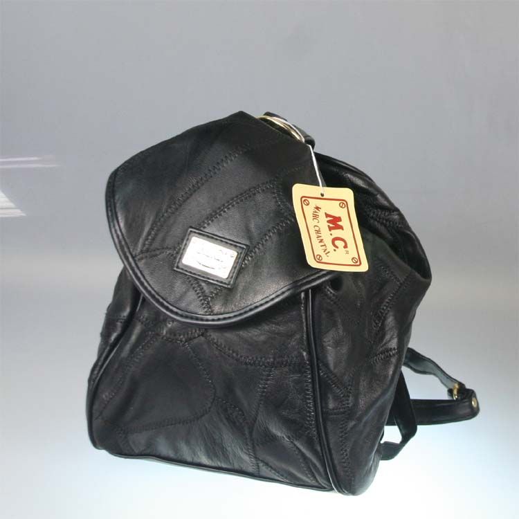 MARC CHANTAL LEDER RUCKSACK SCHWARZ BAG WOW VERS VERSAND NUR 5 99 TOP