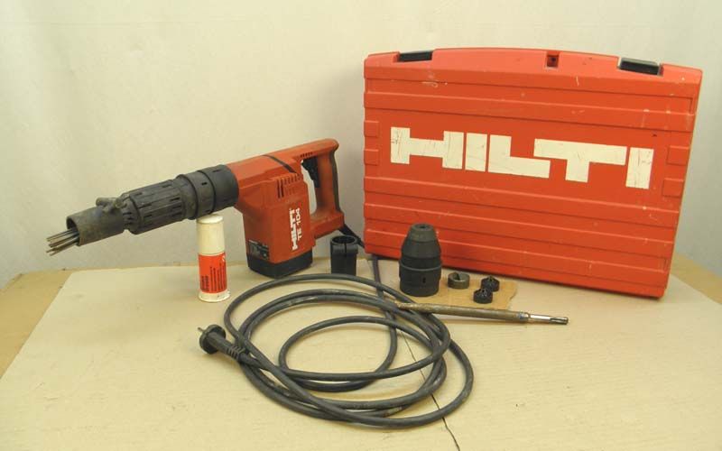 Hilti TE 104 Meisselhammer Nadelhammer mit 2x Schnellspannfutter