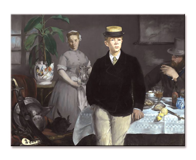 MANET   FRÜHSTÜCK IM ATELIER   100 x 132 CM XXL D