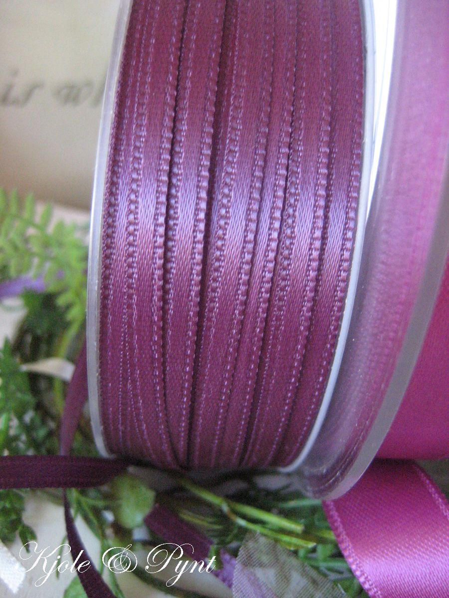 Satinband VIOLETT lila Hochzeitsdeko fädeln 0,20€/m 99