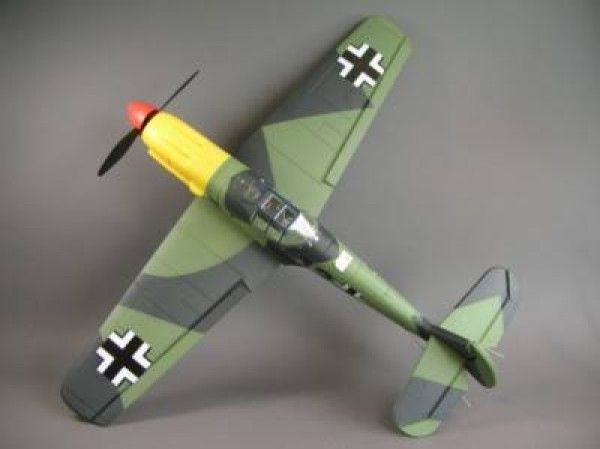 MESSERSCHMITT ME 109 RC FLugzeug BF 109 4 Kanal Steuerung Flugregler