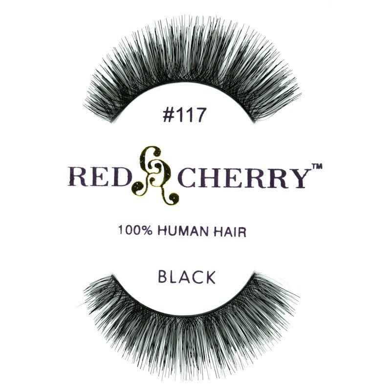 Red Cherry 117 Künstliche Wimpern Echthaar