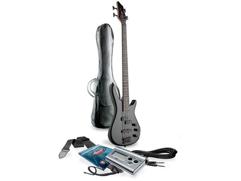 Mark Guitar BC 300 E Bass Gitarre SET Tasche, Gurt, Kabel, Stimmgerät