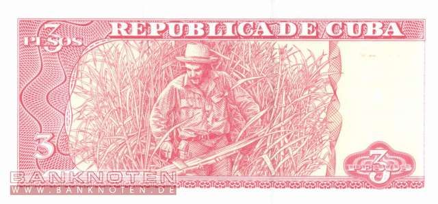 Kuba / Cuba   3 Pesos P.127   Ernesto Che Guevara UNC