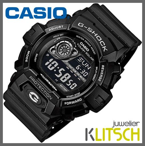 Solar Digital Herren Uhr Schwarz GR 8900A 1ER UVP 129,00€