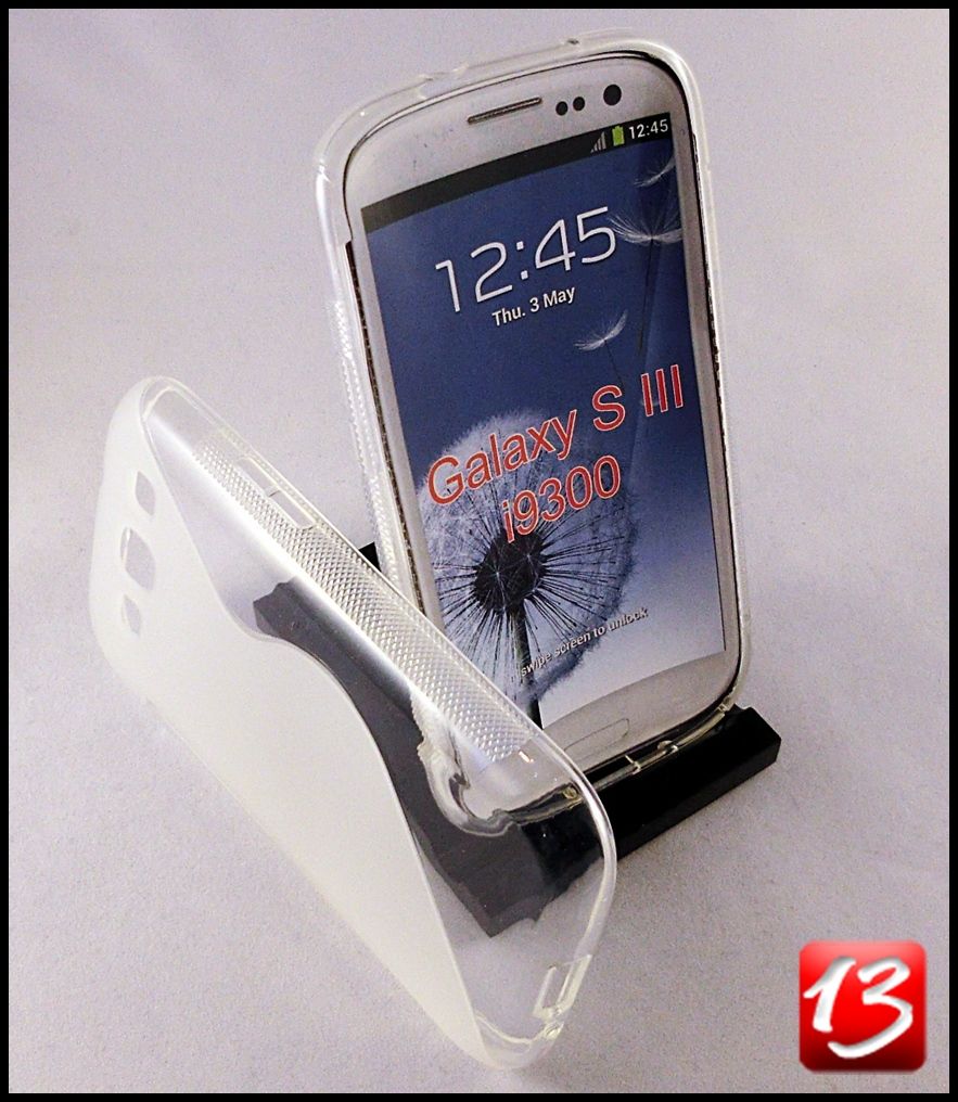 Samsung Galaxy S3 i9300 hülle case transparent sline silikon neu tpu