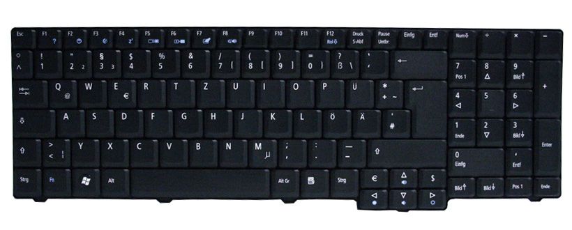 Original Acer Notebook   Tastatur Extensa 5235 Serie