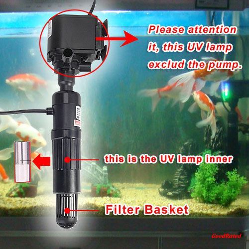 NEU Aquarium UV C UV Licht Sterilisation Algenklärer Ä