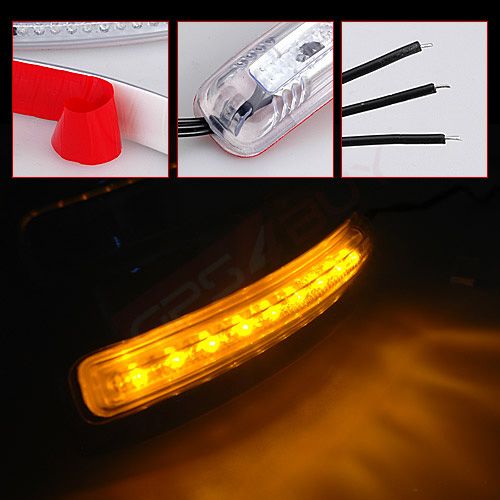 2st. Orange & Blaue LED Auto Blinker Seitenblinker OVP