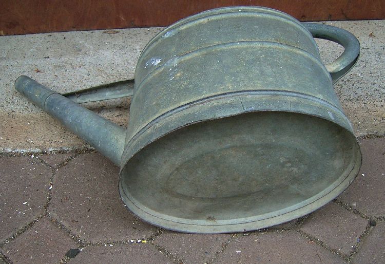 alte Zinkkanne Gießkanne Schneiderkanne 10 LIter