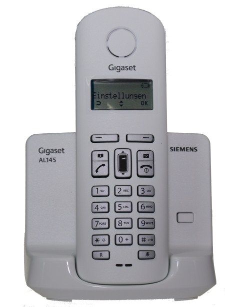 SIEMENS GIGASET AL145 AL 145 NEU OVP WEISS TELEFON 4025515841913