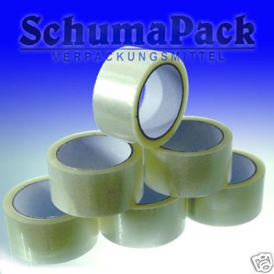 144 x PP KLEBEBAND TRANSPARENT Standard 50 mm x 66 m 4025648737589