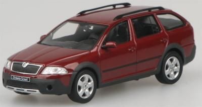 143AB 011J ABREX 143 Skoda Octavia Kombi Scout weinrot