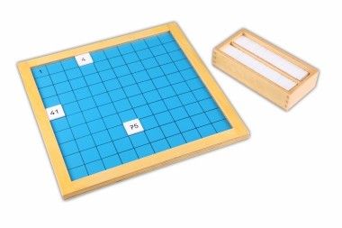 Montessori Hunderterbrett   Mathematik Hundertertafel