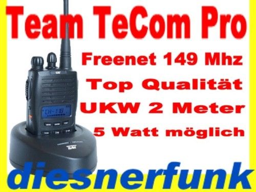 TEAM TECOM FREENET 149 MHZ UKW 2M FUNKGERÄT 5W MÖGLICH